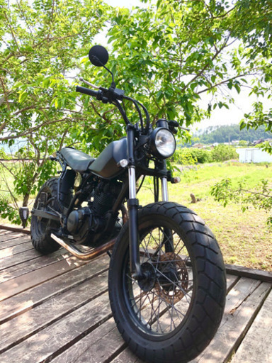 ヤマハTW200ロンスイカスタム(マットブラック)