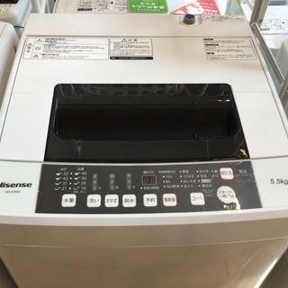 【安心6ヶ月保証付】簡易乾燥機能付洗濯機 ﾊｲｾﾝｽ HW-E5502 5.5㎏ 50Hz/60Hz 【トレファク桶川店】