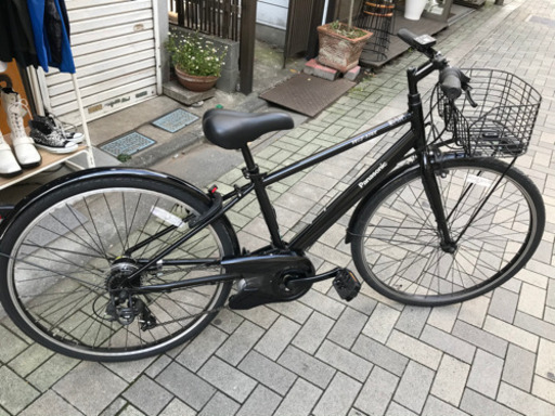 パナソニック電動自転車　ベロスター　人気のブラック！50kmロング通勤可能！