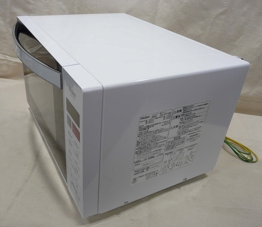 カード決済対応！20Y0115 5 Haier ハイアール ヘルツフリー電子レンジ JM-FH18D 2017年製　中古 美品