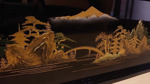 【中古】高級五月人形　本金蒔絵　藤沢雛人形製作所