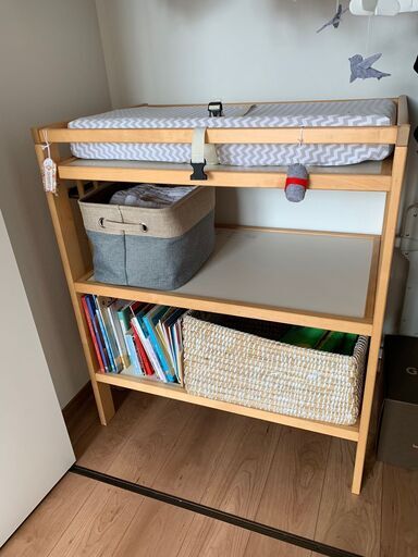 家具 Changing table - IKEA GULLIVER with organic mattress Naturepedic (2 sheets free)