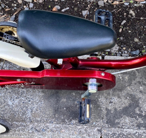 ?点検整備OK?【Peaple】いきなり自転車！子供用　2才〜乗れます！赤?無料配送?
