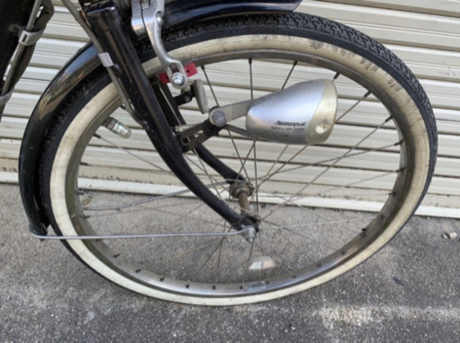 中古 ブリヂストン アンジェリーノ アシスタ 3人乗り 子供乗せ 前22/後26インチ 3段 電動自転車 鍵付き
