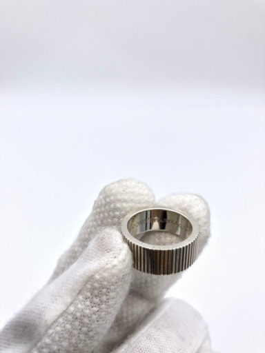 Tiffany ストライプ　エッジリング　ヴィンテージ