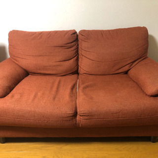 【帯広】2人掛けソファー　ニトリ製　0円