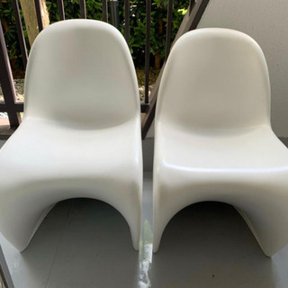 vitra ヴィトラ社　パントンチェア×2脚　ホワイト