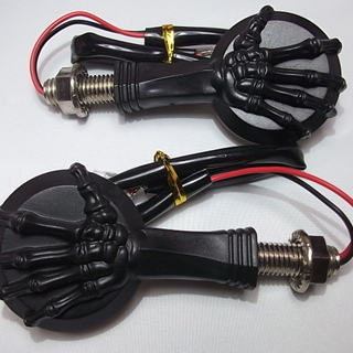 骸骨の手型LEDウインカー 前後セット『数量4個』