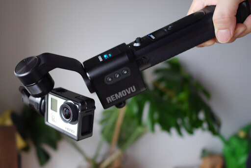 GoPro用 防水ジンバル・スタビライザー 動作確認済　新品同様　バッテリー2個付き