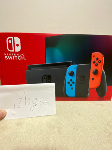【新品未使用、お届け可】Nintendo Switch 本体 ネオンブルー/ネオンレッド