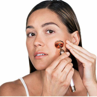 電動美顔器 美顔マッサージャー 天然石 24K黄金棒 超音波美顔器の画像