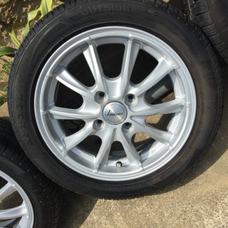 値下げ！美品！165/55R14  72H  KFE330 アルミ&タイヤセット