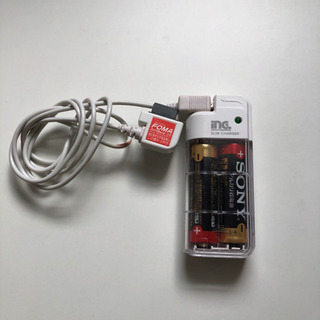 【お渡しする方決定】ガラケーの充電器　電池式　コードあり