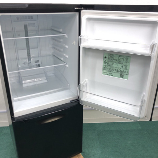 配達無料地域あり＊美品＊パナソニック 2018年製 138L＊人気の大人ブラック＊