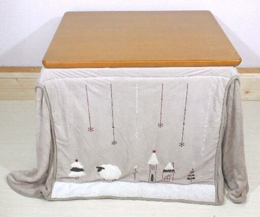 家具調こたつ☆ジルバ975☆こたつ布団付き☆90cm×75cm☆高さ68cm☆上久商店☆G036