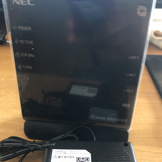 NEC無線LANルーターの画像