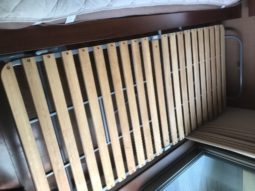 折り畳みスノコベッド　シングル
