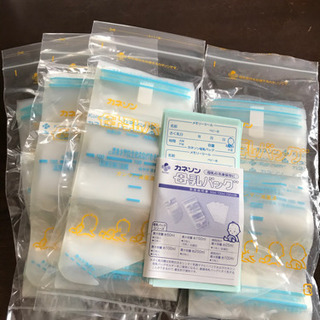 電動搾乳器、母乳バッグ100ml 65枚の画像