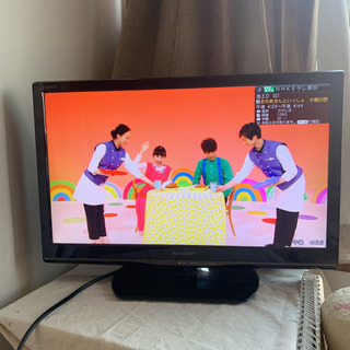 シャープ AQUOS 白 テレビ 家電の中古が安い！激安で譲ります