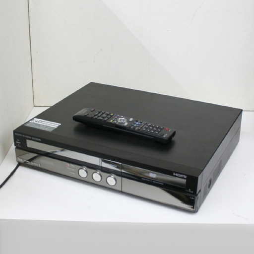ジャンク SHARP/シャープ DV-ACV52 HDD/DVD/VHS一体型レコーダー 地デジ対応 ダビング10 リモコン付き DVDドライブ不良 ☆ PayPay(ペイペイ)決済可能 ☆ 札幌市 清田区 平岡