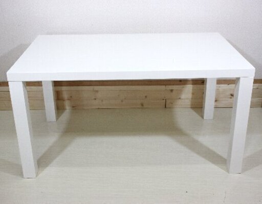 ニトリ☆ダイニングテーブル☆ホワイト☆リメア☆天板傷み有☆RIMEA☆FSH135☆135cm×80cm☆高さ70cm☆G042