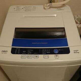 洗濯機 AQUA  AQW-S60B(W) 