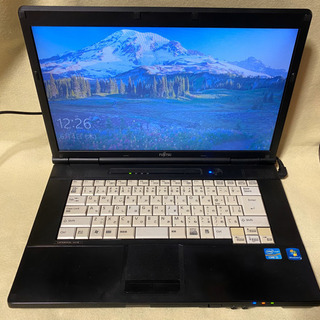富士通 ノートパソコン Core i5搭載 メモリ4G HDD160GB 15インチ⑥