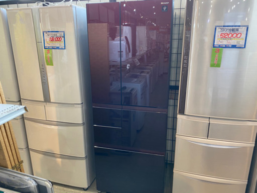 SHARP SJ-GT50A 6ドア冷蔵庫15年製