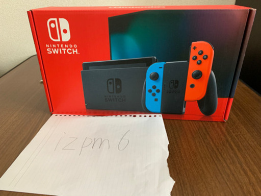 [新品未開封] Nintendo Switch ネオン 6/1購入　1年保証付