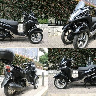 ★ワイドトレッド普通免許仕様！YAMAHAトリシティ(SE82J)GIVIトップケース付★東京/大田区【下取OK】の画像