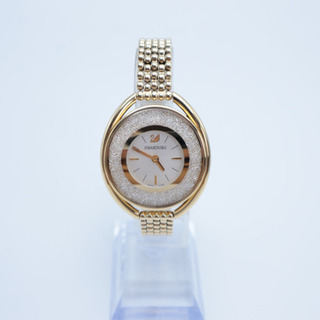 《SWAROVSKI/クリスタルライン オーバル ゴールド》52...