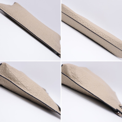 《LOEWE/Tポーチ リピート 型押し クラッチポシェット》ABランク 美品