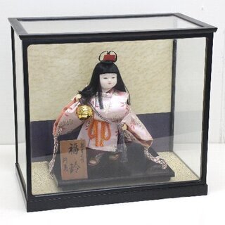 無料！弥生人形☆福鈴☆河寿作☆高さ約30cm☆女の子☆雛人形☆G053
