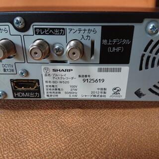 SHARP Blu-rayレコーダー BD-W520の画像