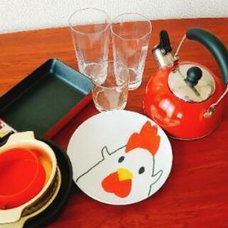 ※取引中 調理器具・食器諸々セット(やかん・卵焼き器・グラタン皿...