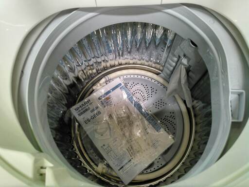 ◆安心の一年保証！洗濯機　6.0㎏　SHARP/シャープ　2018年製　ES-GE6B-W　No.1320040402　ガーランド草加