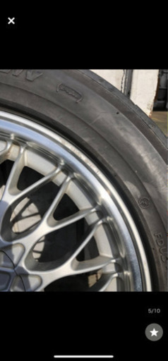 日産純正BBSアルミホイール 114.3/5H/16×6.5J+40