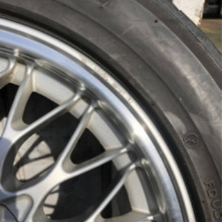 日産純正BBSアルミホイール 114.3/5H/16×6.5J+40の画像