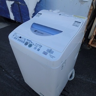 ガッツリ清掃済み☆2012年製☆シャープ　全自動洗濯機 　ES-TG55L　☆5.5Kg 