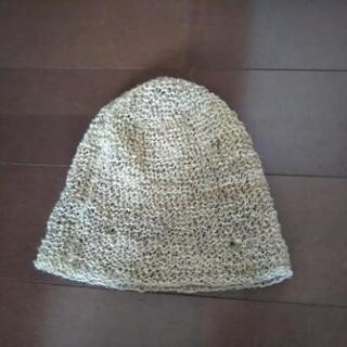 麻の帽子 未使用