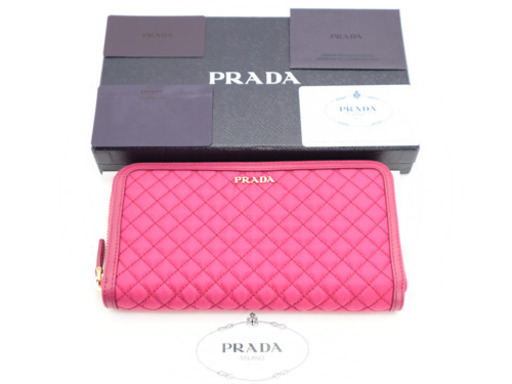 《PRADA/ラウンドファスナー長財布》Sランク 本物保証 未使用品