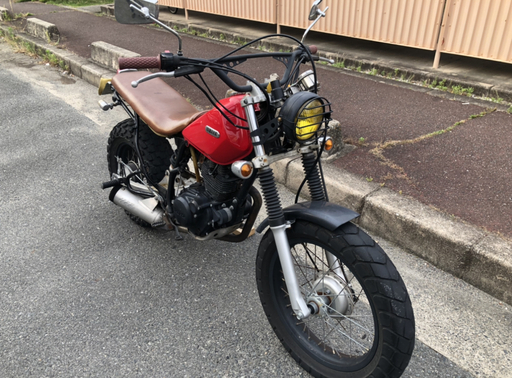 値下げしました！　TW200　スカチューン　スーパートラップマフラー　エンジンセル１発　実働　自賠責　来年４月まで