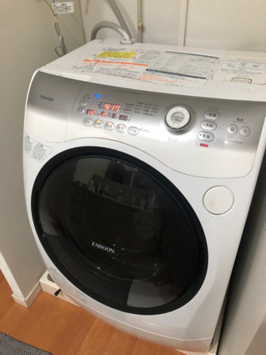 東芝 ZABOON TW-Z390L ドラム式洗濯機 洗濯9.0㎏/乾燥6.0㎏
