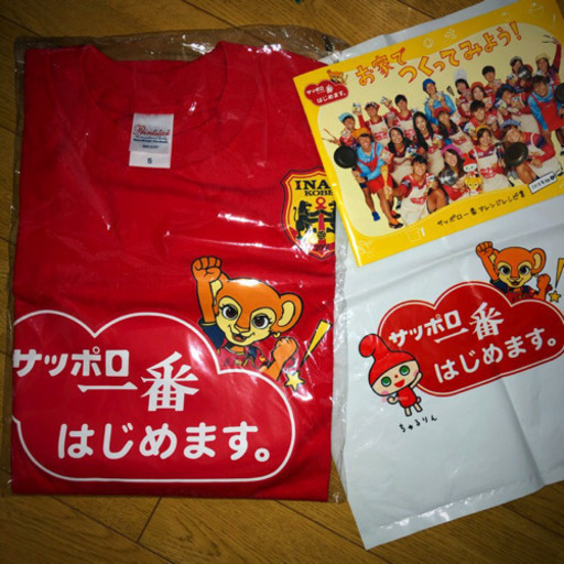 INAC神戸 サッポロ一番　Tシャツ & レシピ集 INAC神戸 サッポロ一番Tシャツの通販 by バターショップ｜ラクマ