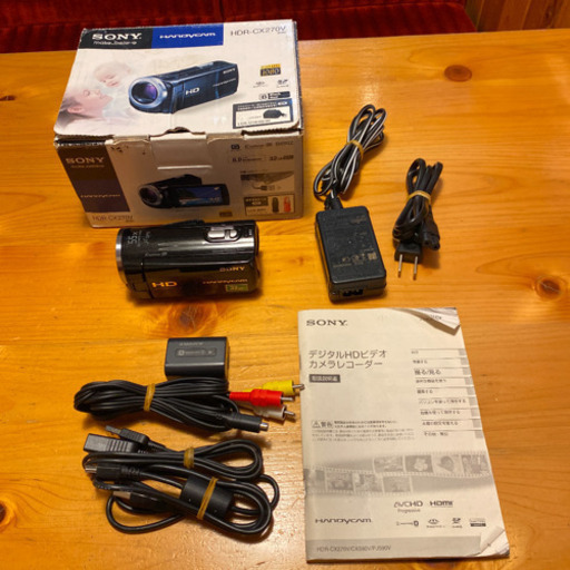 SONY HDR-CX270 30倍光学ズーム/手振れ補正有り♪