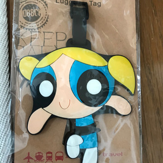 【新品未使用】パワパフガールズ　スーツケース　タグ　ラゲージタグ