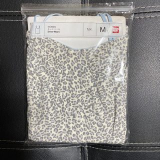 ☆新品　キャミソールM☆ヒョウ柄　ユニクロ