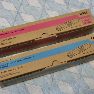 新品 OKI トナーカートリッジ  2個セット (シアン/マゼン...