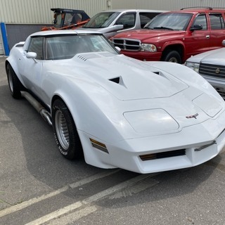 1981　シボレー　C3　コルベット　スティングレー　FRP　実働　コンディション良好車両！　コブラボディキット　ワイド　オーバーフェンダー　サイド出しマフラー　赤内装　アメ車　ヴィンテージ　旧車　ネオクラシック　札幌発の画像
