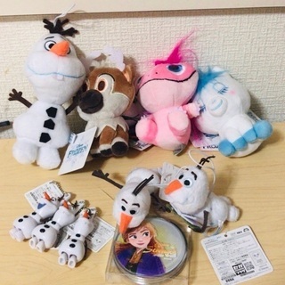 アナと雪の女王2 アナ雪2 ぬいぐるみ キーホルダー ミラー フィギュア オラフ　サラマンダー　アリエル　ラプンツェルの画像
